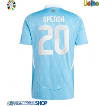 Maglie da calcio Belgio Lois Openda #20 Seconda Maglia Europei 2024 Manica Corta